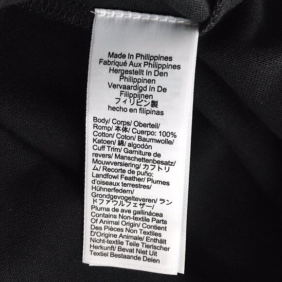 J.Crew Mariner jersey cropped boatneck T-shirt with feathers - Picture 9 of 9